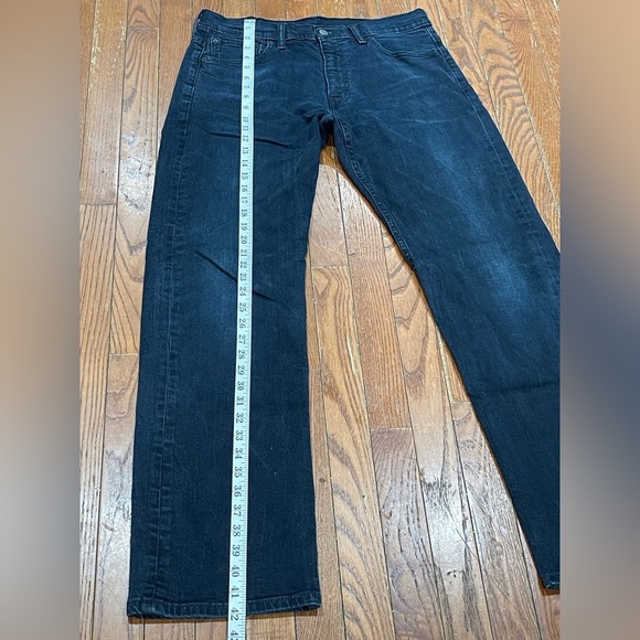 Levi's Men's Deep Indigo Straight Jeans - Picture 13 of 15